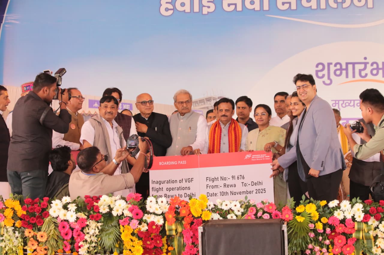 Alliance Air has launched direct connectivity flights between Delhi and Rewa, commencing from Nov 10, 2025